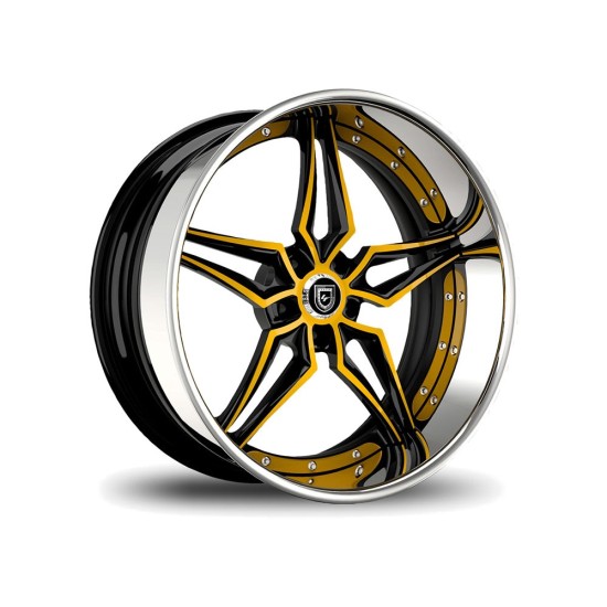 Black Yellow Wheel Cover 13 Inch For Four-Wheel
