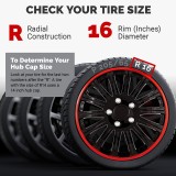 Pilot Automotive Universal Fit Black with Red Trim