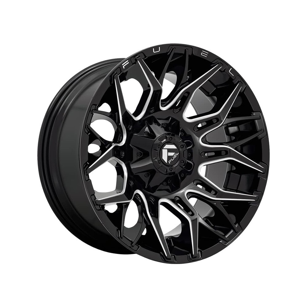 Fuel Twitch - D771 / Candy Red & Milled 6 LUG